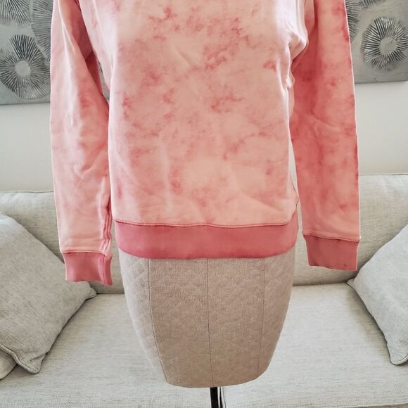 Vigoss Acid Wash Cotton Sweatshirt size XS in Peach - NEW - Picture 4 of 10